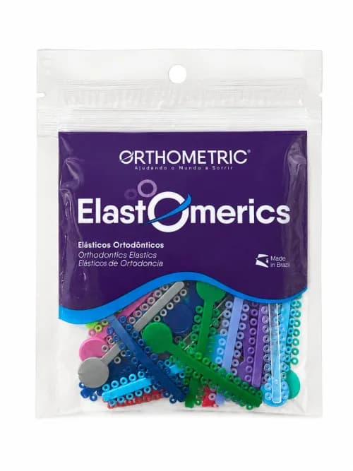 Elásticos Ortodónticos Orthometric - (1012 ligaduras)