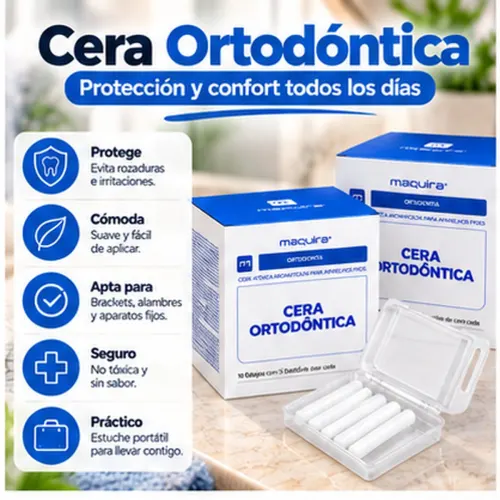 Cera Ortodôntica - caja con 10 unidades